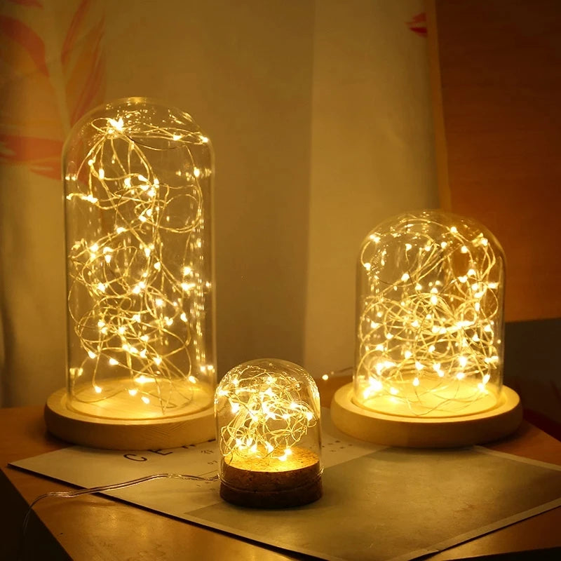 Multi Sized Copper Wire LED String Lights