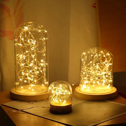 Multi Sized Copper Wire LED String Lights