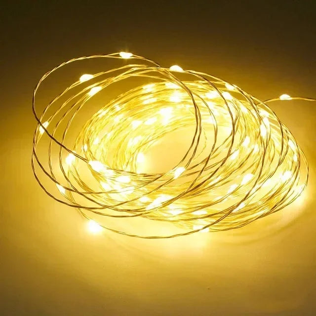 Multi Sized Copper Wire LED String Lights